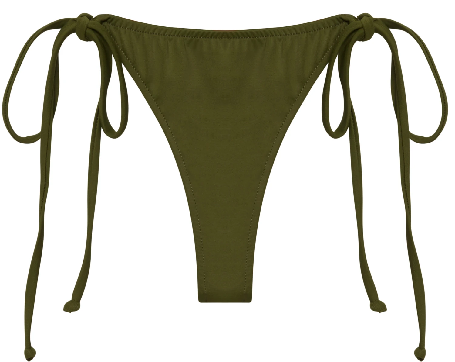 Olive Brazilian Thong Bottom - Image 4