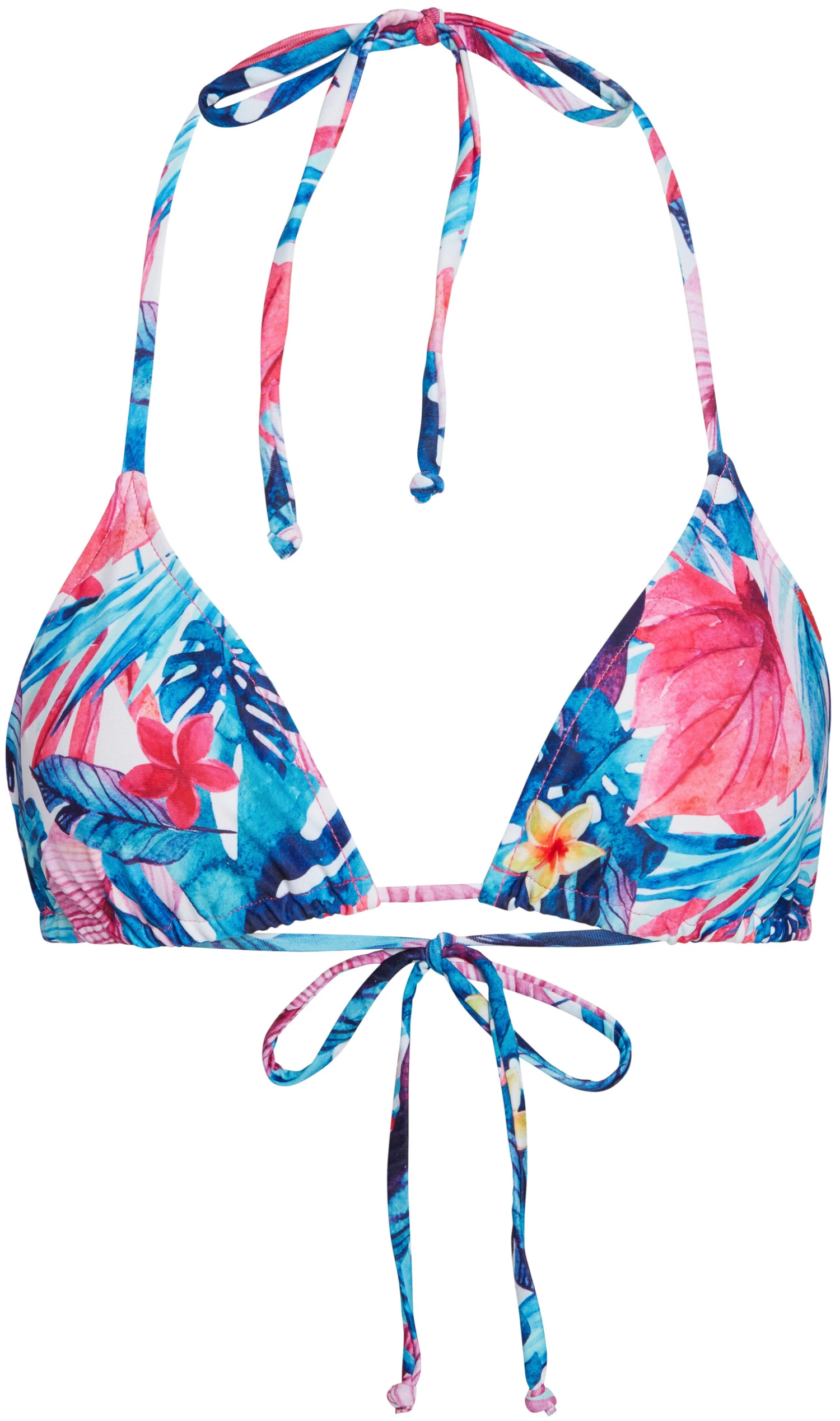 Pink Tropical Indigo Triangle Top - Image 9