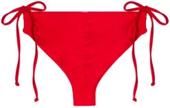 Red Full Coverage Mid-Rise Scrunch Bottom
