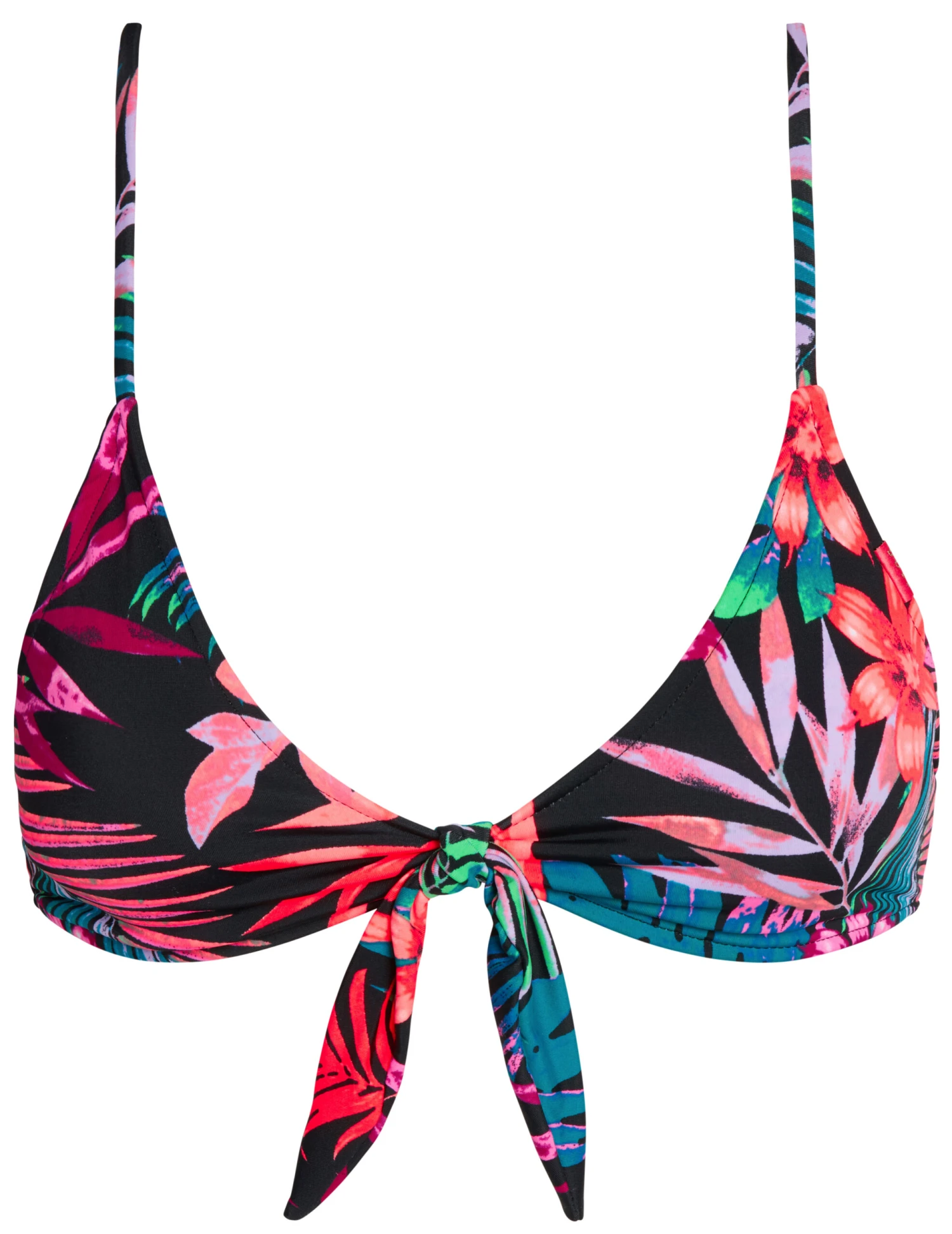 Black Tropical Bralette Top - Image 3