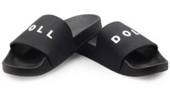 Black- DOLL Slide-On Sandals