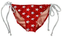 Red Spangled Star Full Coverage Scrunch Bottom