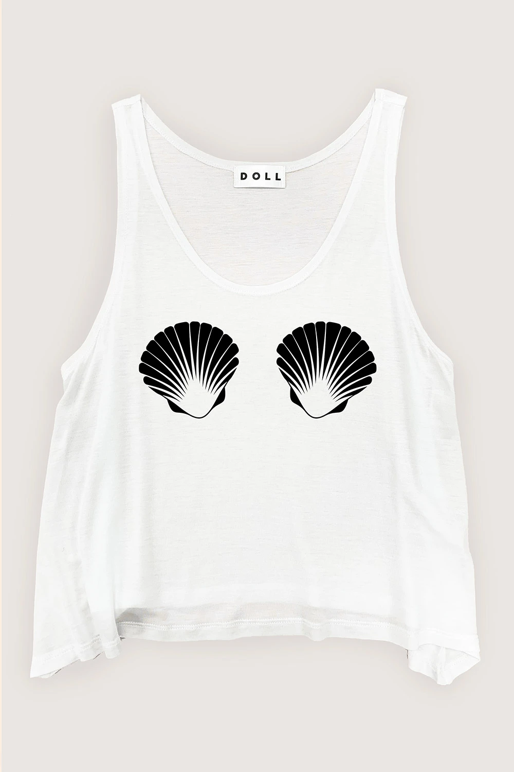 Mermaid Seashell Crop Tank - Image 2